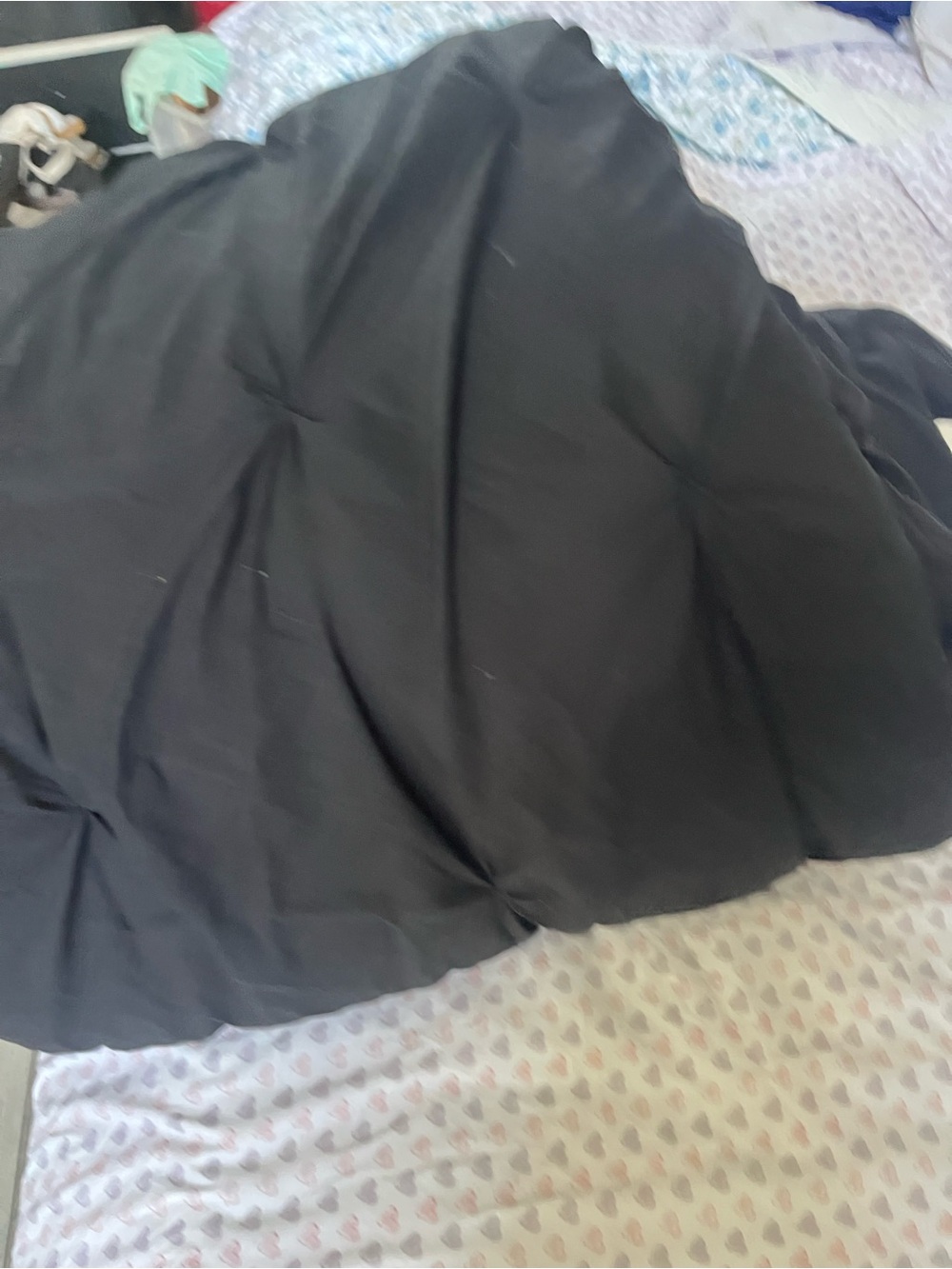 Black Comforter / Duvet - Solid Black/Queen